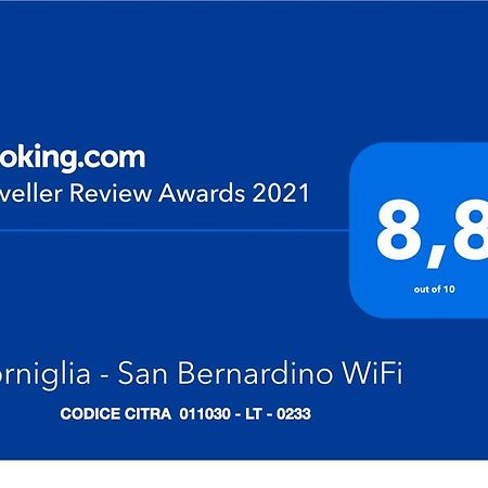 Ferienwohnung Corniglia - San Bernardino Wifi Exterior foto