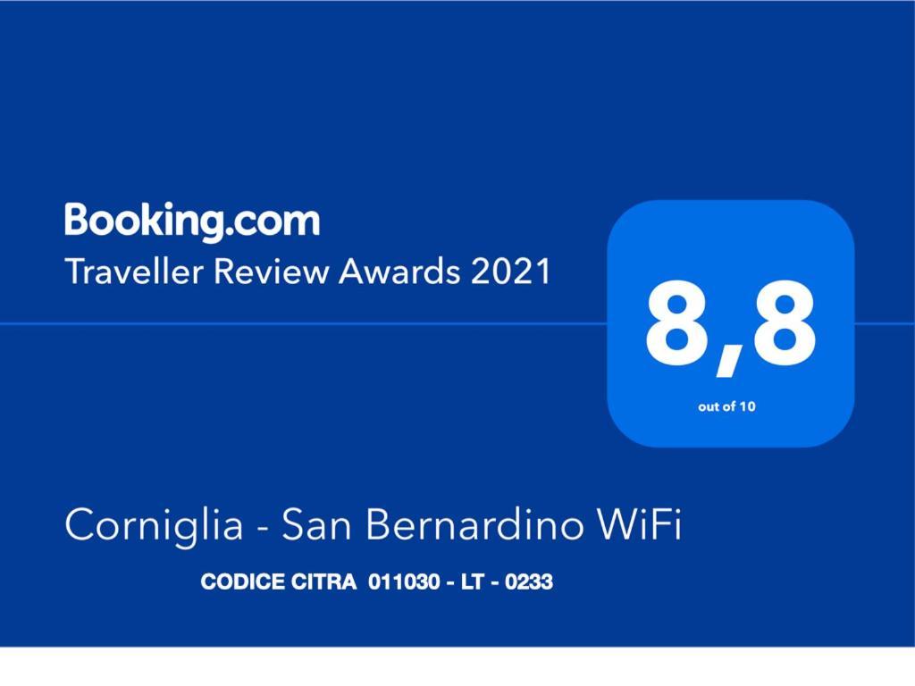 Ferienwohnung Corniglia - San Bernardino Wifi Exterior foto